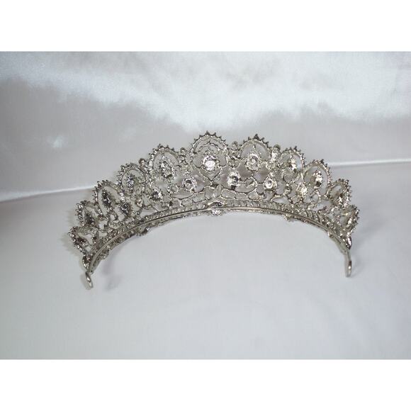 Rhinestone bridal tiara, prom Quenceanera princess party birthday crown, tiara main image 3
